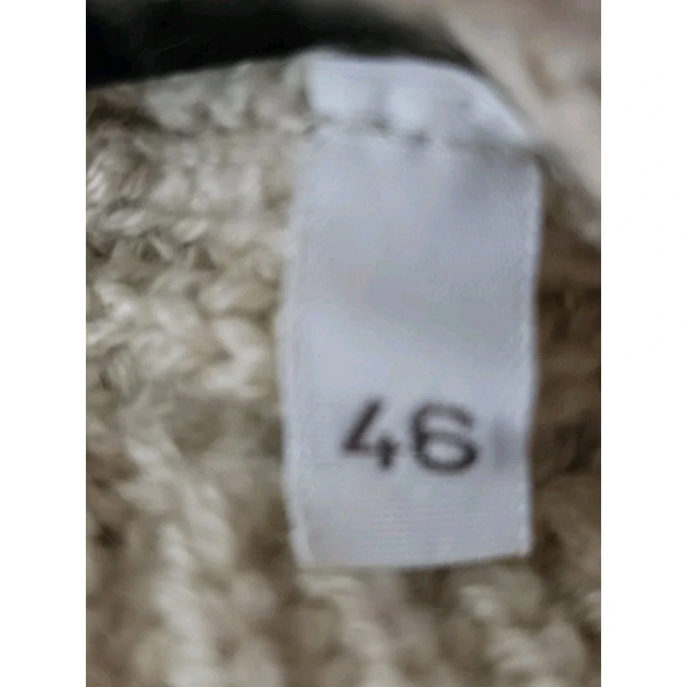 Kangra 100% Cashmere   Cardigan Chunky Knit Sweater Buttons New With Tags Sz 46